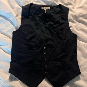 BCBGeneration Black Buttoned Vest